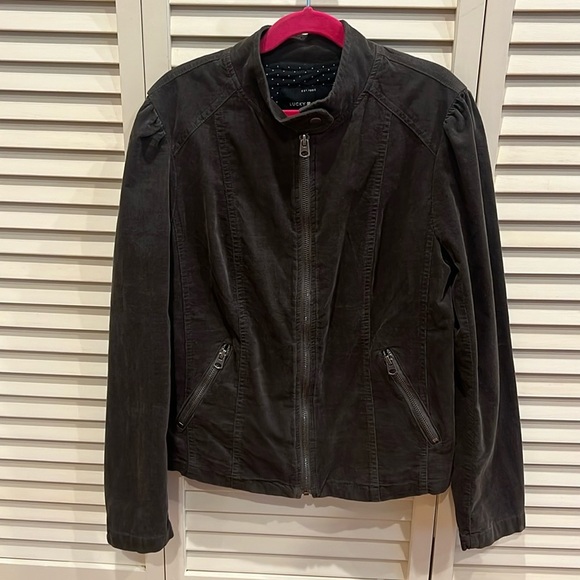 Lucky Brand Women’s Dark Olive Jacket Size xs - Picture 2 of 9